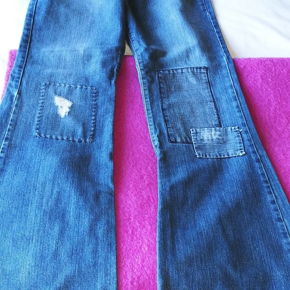 Lucky patch boho flare jeans - Picture 3 of 4